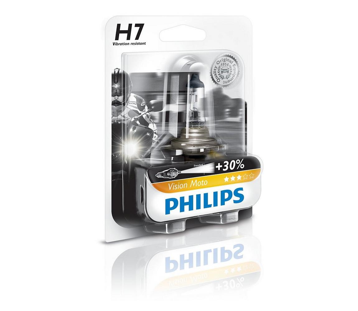 Philips Motožárovka Philips X-TREME VISION MOTO 12972PRBW H7 PX26d/55W/12V 3200K